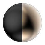 10.black+rose gold Hot and cold wash basin tap - B550 02