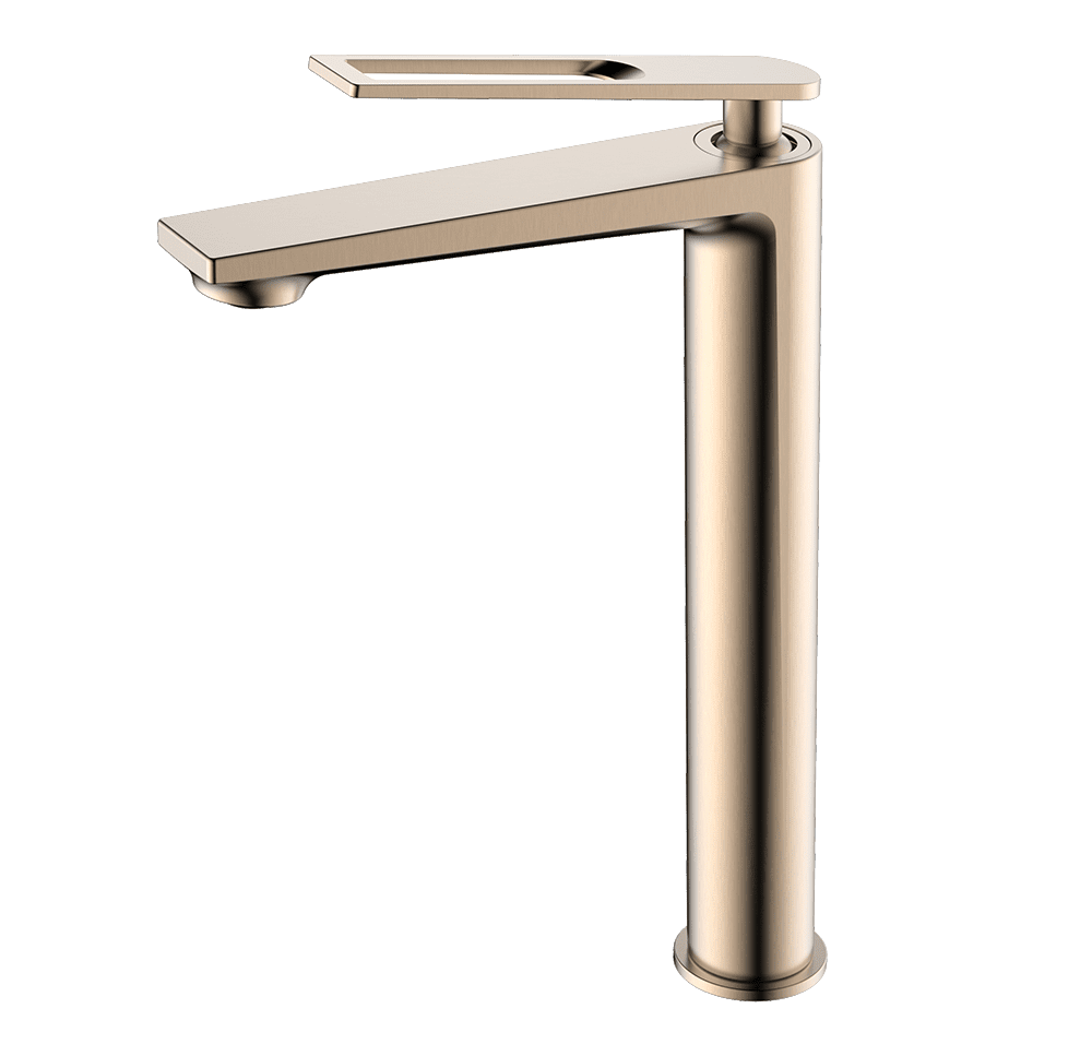 Bathroom vessel faucet with hollow handle – Coloris bathroom collection - rose gold finish - no background - B059 02 36 1