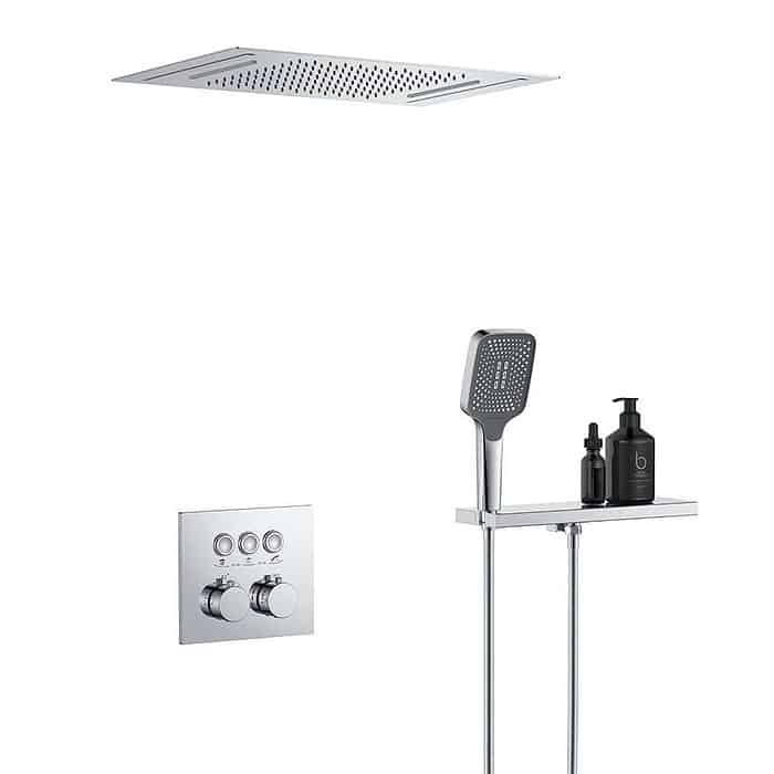 3 way concealed thermostatic shower- chrome - SC723A 23 01 1