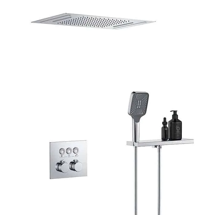 3 way concealed thermostatic shower- chrome - SC723A 23 01 1