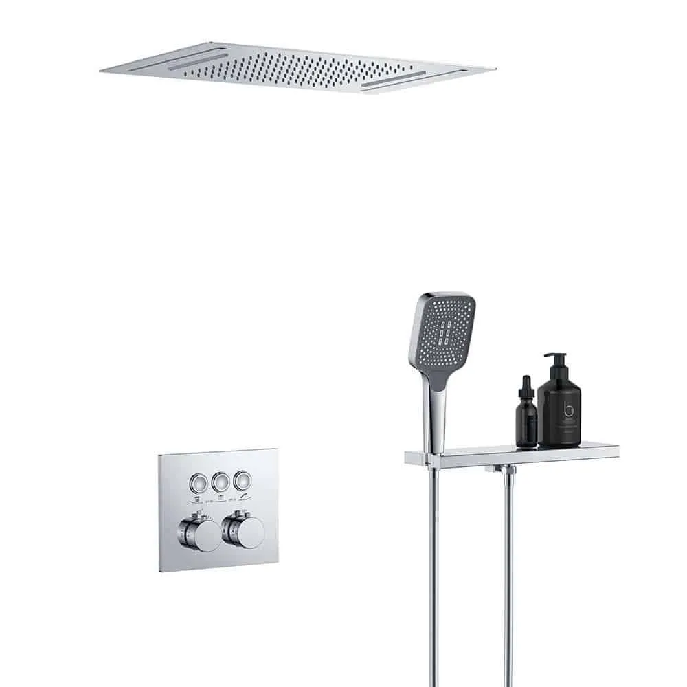 3 way concealed thermostatic shower- chrome - SC723A 23 01 1