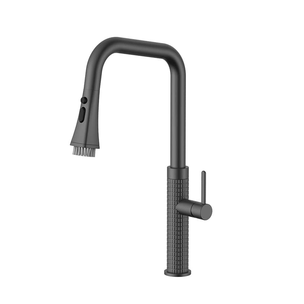 One handle pull down kitchen faucet - 3 patterns outlet - K743A 01