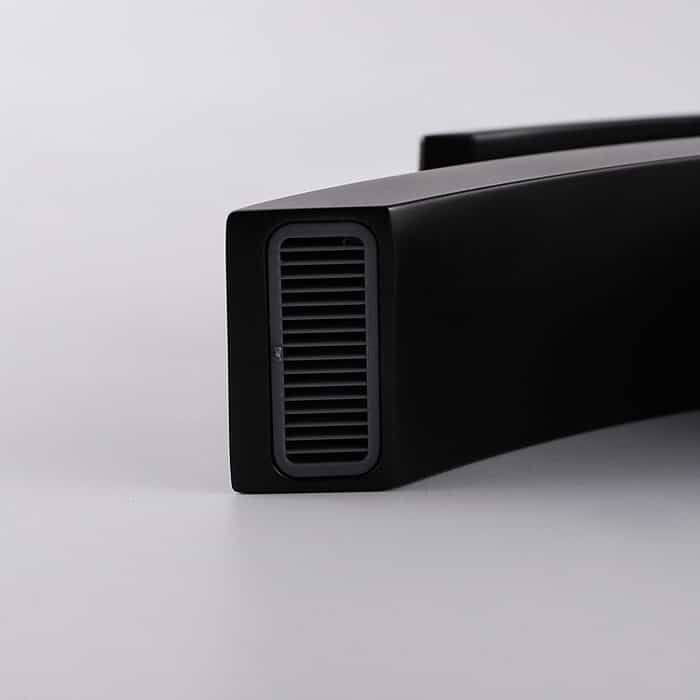 Matte black single bathroom mixer tap -spout- B016 01
