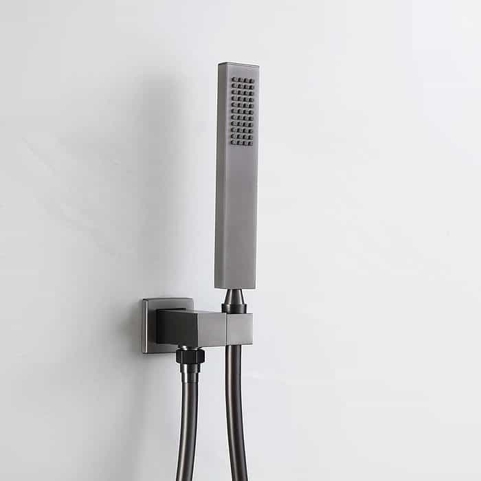 Pressure balance wall mounted concealed shower mixer-valve-handheld- S008A 16