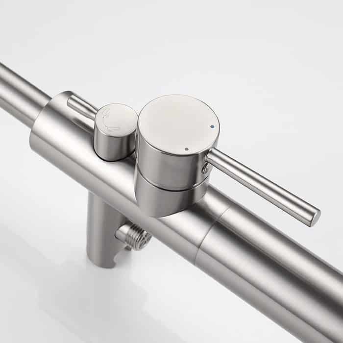 Freestanding bath shower with hand shower-handle- S123 04