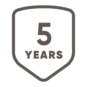 5 years warranty icon 5 years warranty icon