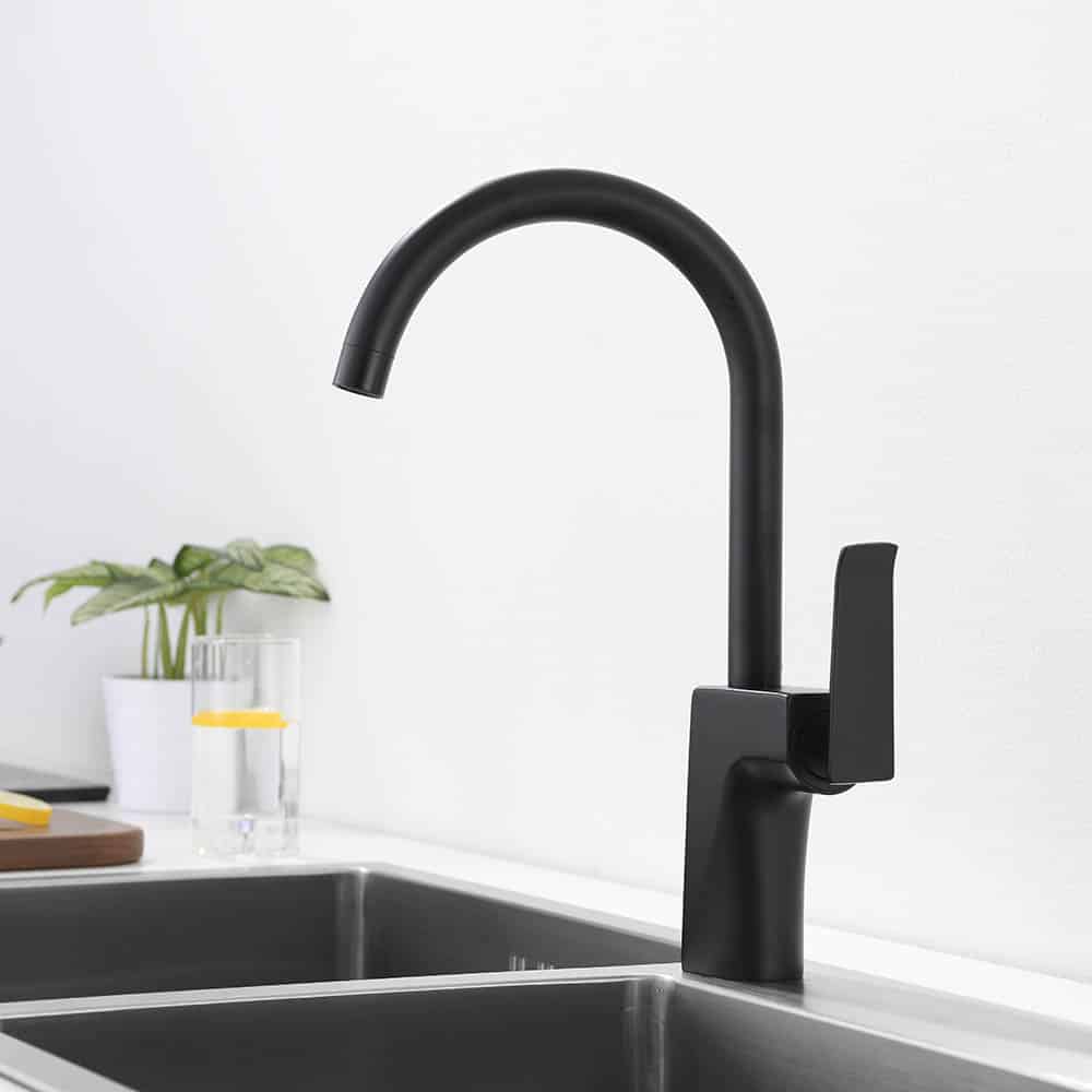 single hole modern bar faucet - matte black - K044 03 31 1 - 1