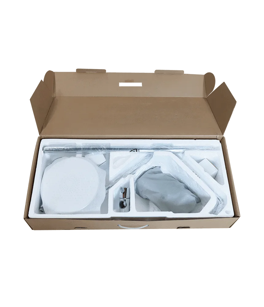 exposed shower packing – polyfoam board – 1 exposed shower packing - polyfoam board - 1