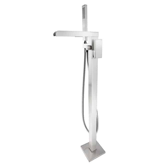 Waterfall freestanding bath faucet - SF282A 12 02 1 - brushed nickel - 3