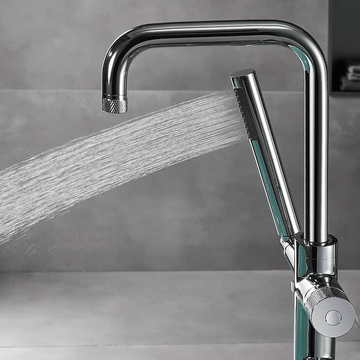 Thermostatic freestanding bath faucet - SF572C 12 01 - chrome finish - 5