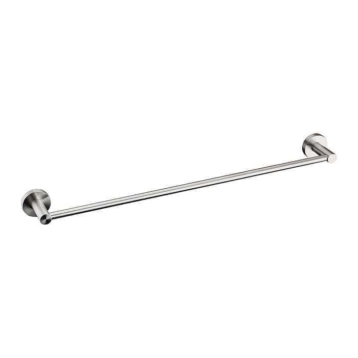 Brushed steel round style towel bar - A015 01 16 2