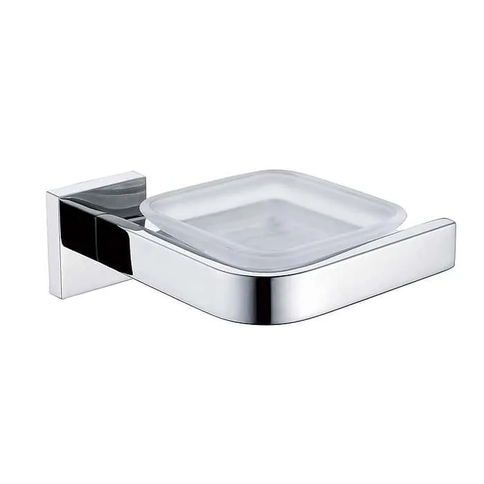 Stainless steel wall mounted soap holder - A023 08 01 2 - chrome