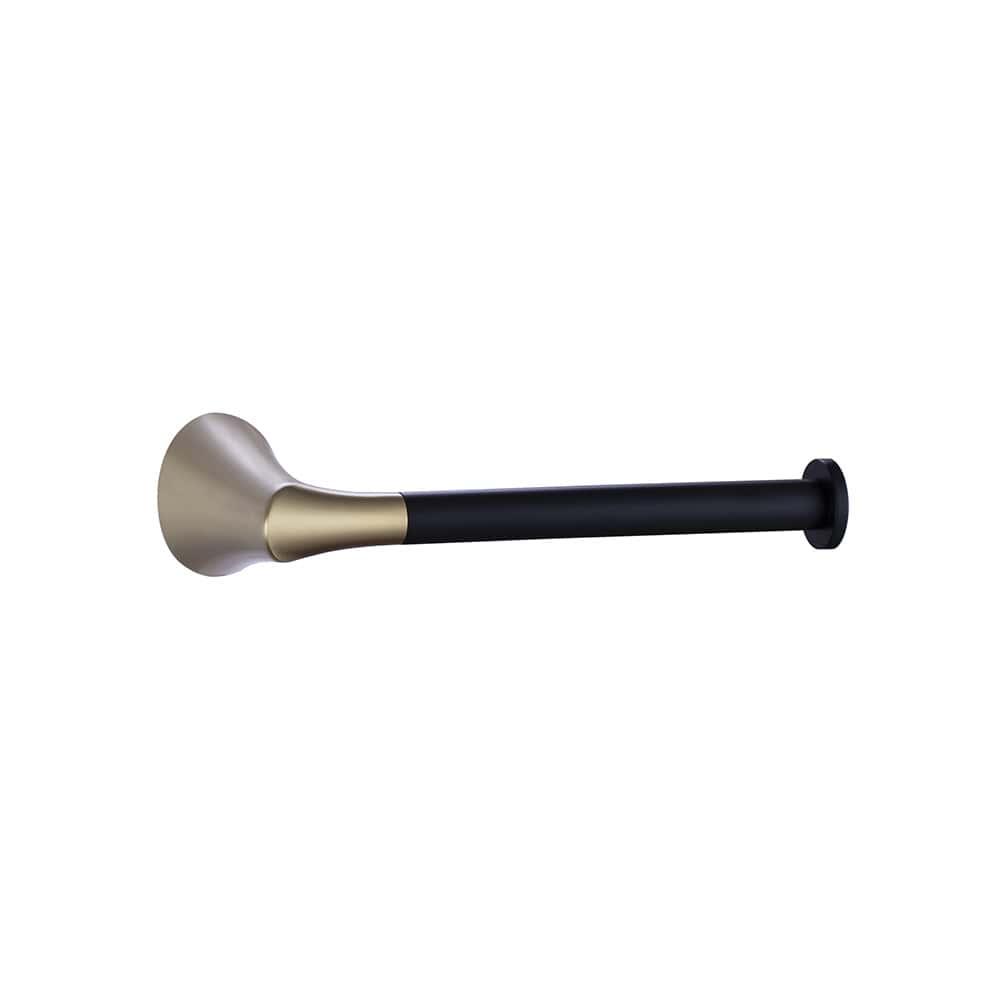 Stainless steel black and gold roll holder - A146A 24 47 2