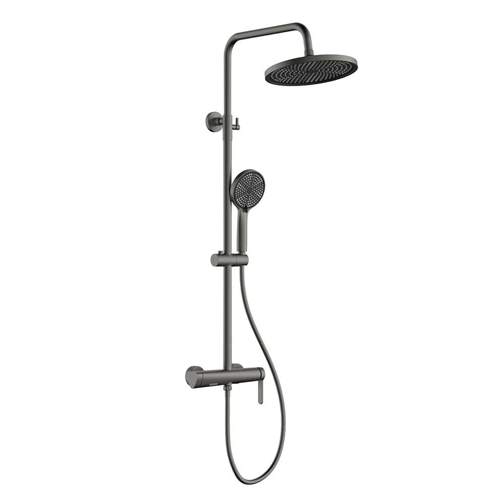 3 Function triangular shower mixer column - SO092 13 45 1 - Gunmetal