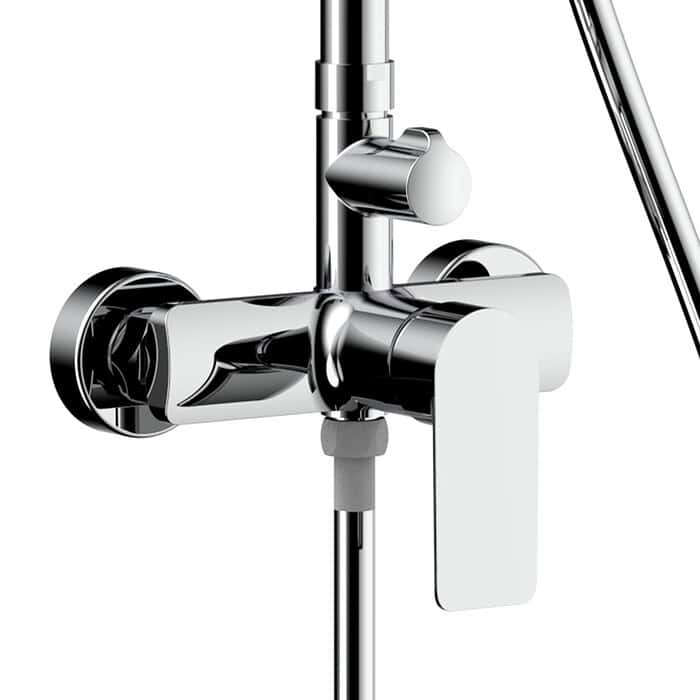 Chrome Shower Column with Dual Showerheads - SO603 12 - Image 2