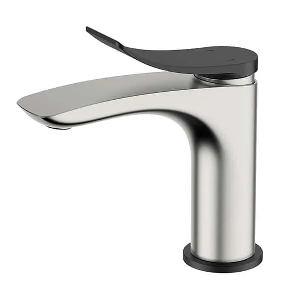 B073 01 – brushed nickel & black
