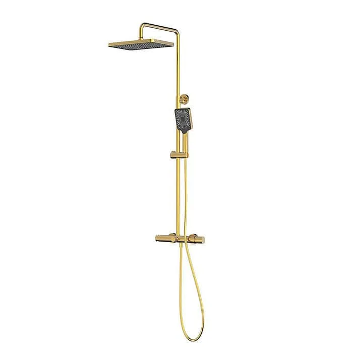 Exposed dual knob 3 way shower set for bathroom - SO024B 13 - Image 3