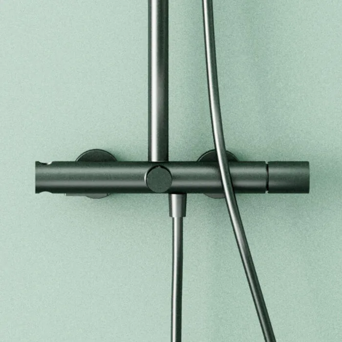 Exposed dual knob 3 way shower set for bathroom - SO024B 13 - Image 2