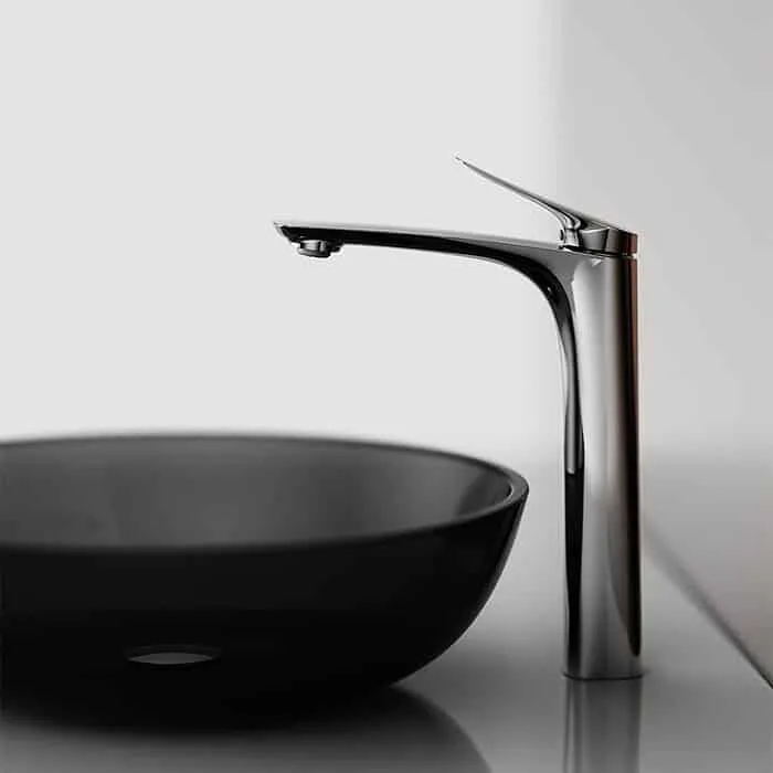 Modern tall taps for countertop basins - B025 02