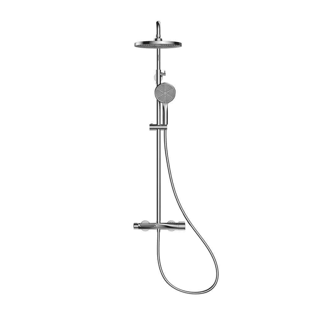 Brass 3-way shower system with slide bar - SO025A 13