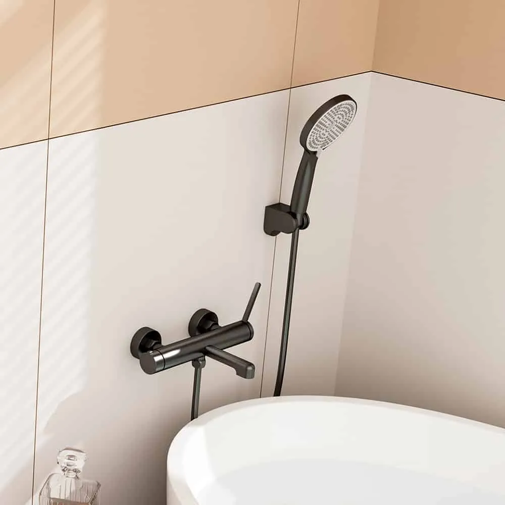 Exposed 2 way shower system with tub spout - SO098A 12