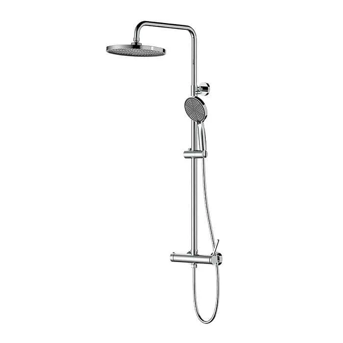 Luxury shower system with round showerhead - SO098C 12 - Image 4