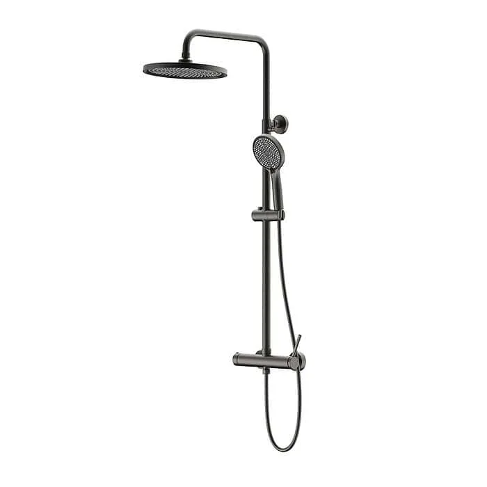 Luxury shower system with round showerhead - SO098C 12