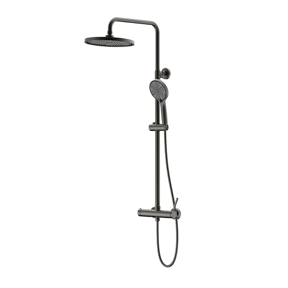 Luxury shower system with round showerhead - SO098C 12