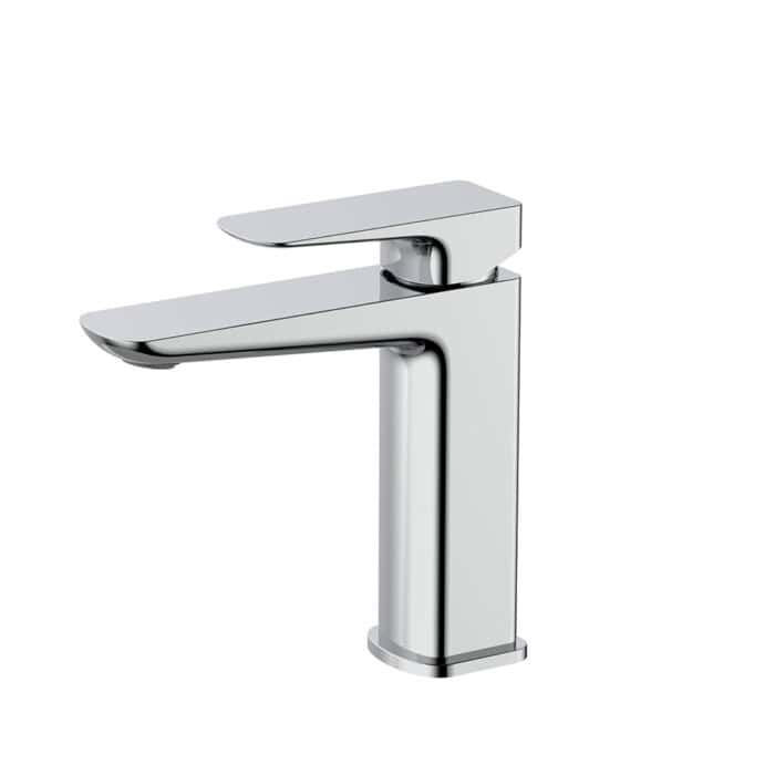 Chrome Simple Modern Bathroom Faucet Solid Brass Material | B100701011