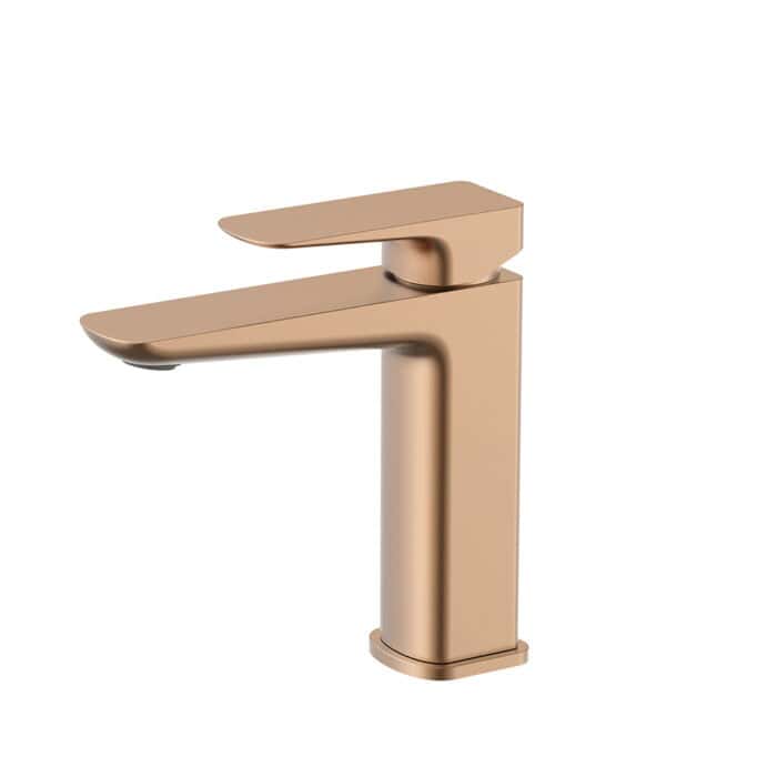 Rose gold Simple Modern Bathroom Faucet Solid Brass Material | B100701361
