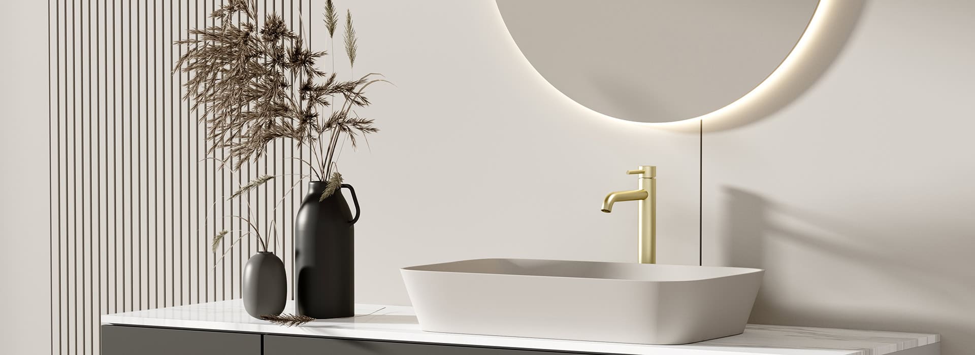 Brushed gold tall bathroom faucet – B990 02 43 2 Brushed gold tall bathroom faucet - B990 02 43 2