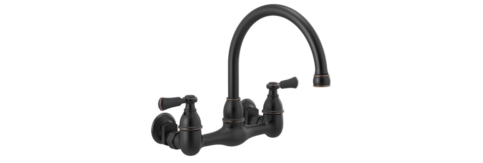 kitchen wall-mounted faucets – matte black – peerless kitchen wall-mounted faucets - matte black - peerless