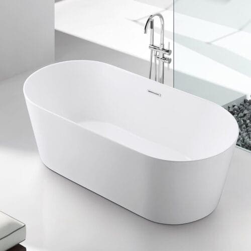 Acrylic 59 inch Freestanding Bathtub