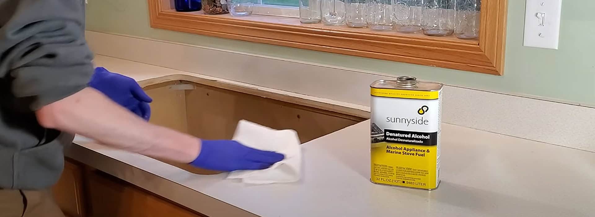 Clean the Countertop Clean the Countertop