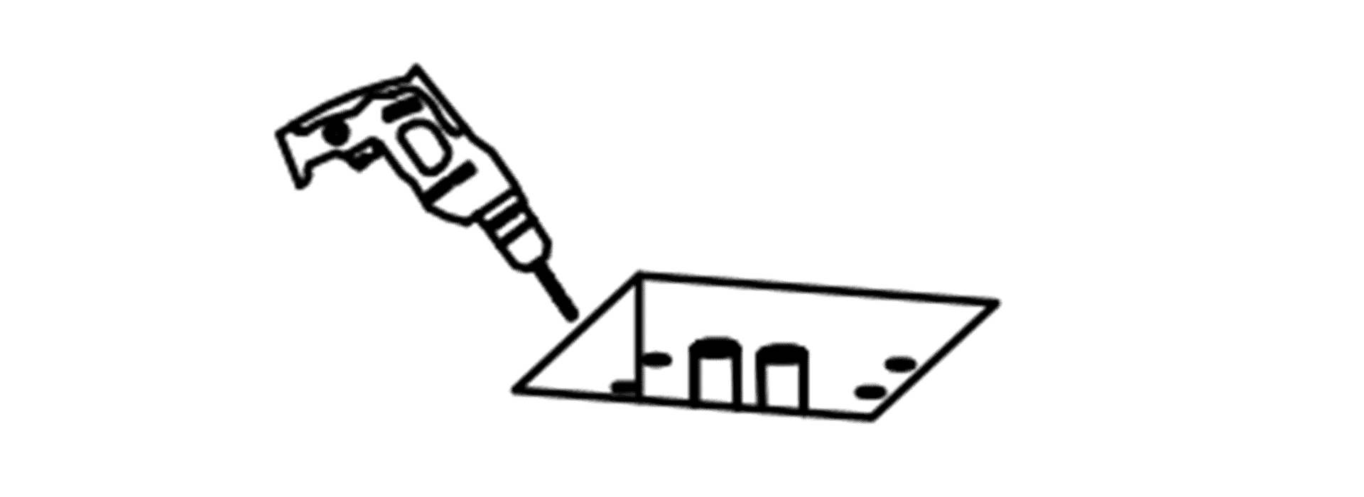 Cut the Floor Opening – install freestanding tub faucet Cut the Floor Opening - install freestanding tub faucet