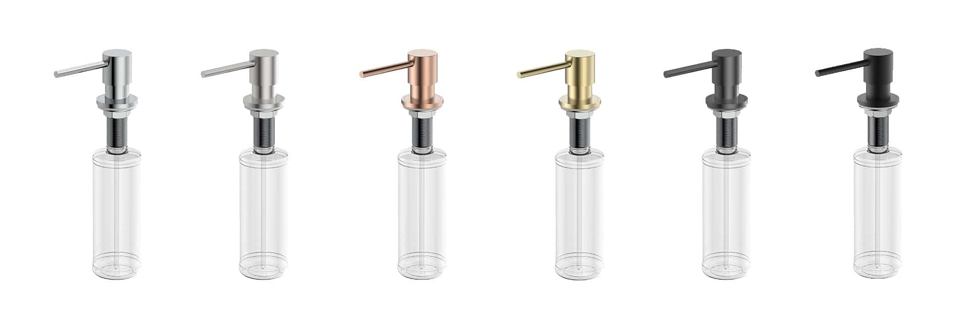 Different finish soap dispenser Different finish soap dispenser