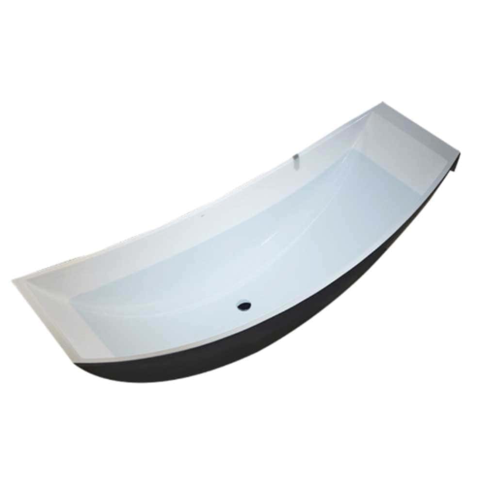 T&W Freestanding Acrylic Vessel Hammock Bathtub T&W Freestanding Acrylic Vessel Hammock Bathtub