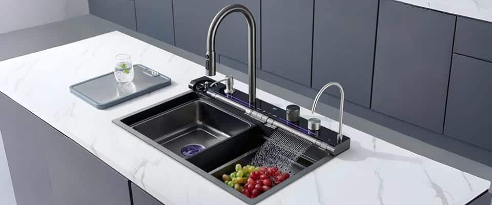 Integrated Workstations kitchen sink