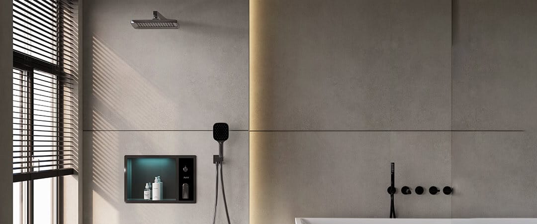 Proper showerhead and handheld shower height