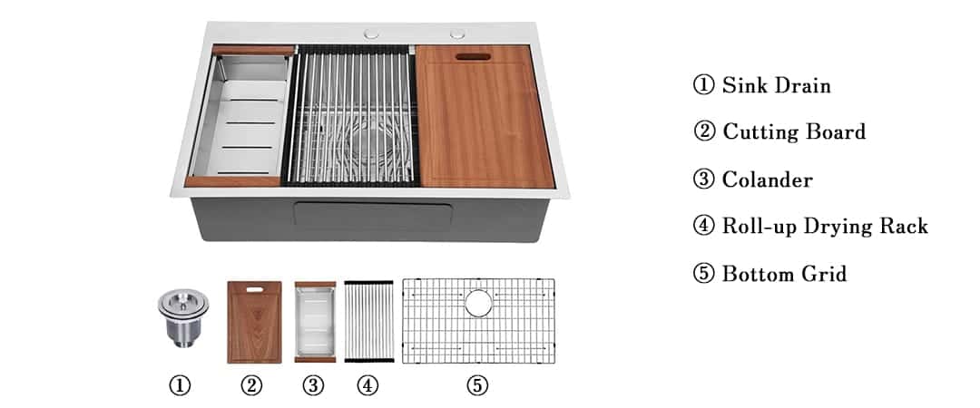 Workstation Sink common accessories Workstation Sink common accessories