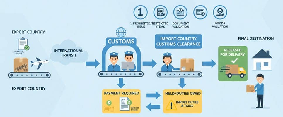 Clearing Customs and Paying Duties