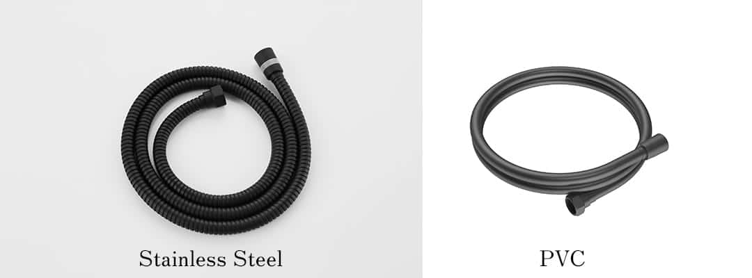 Stainless steel or PVC shower hose material