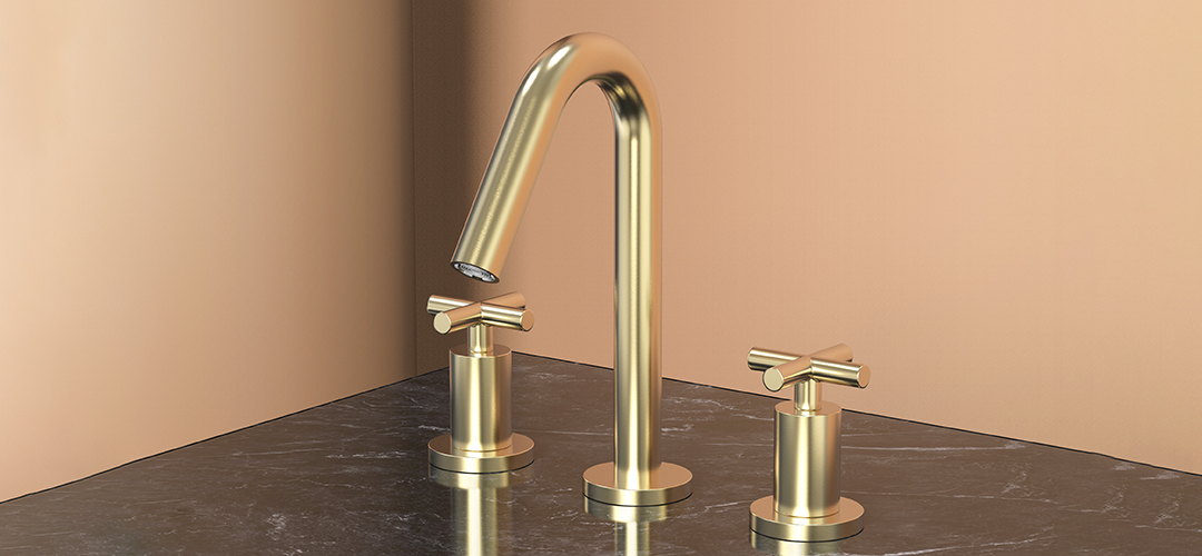 Cross handle bathroom widespread faucet-B662F Cross handle bathroom widespread faucet-B662F