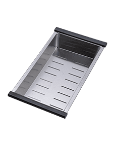 Basket for kitchen workstation sink