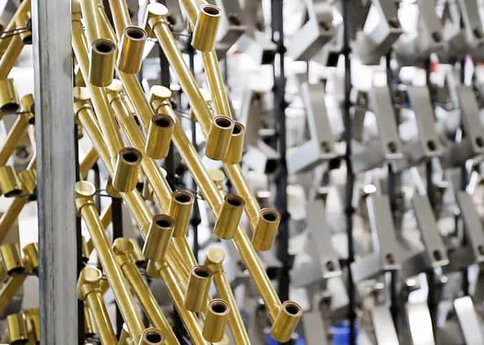 Faucet & shower electroplating process