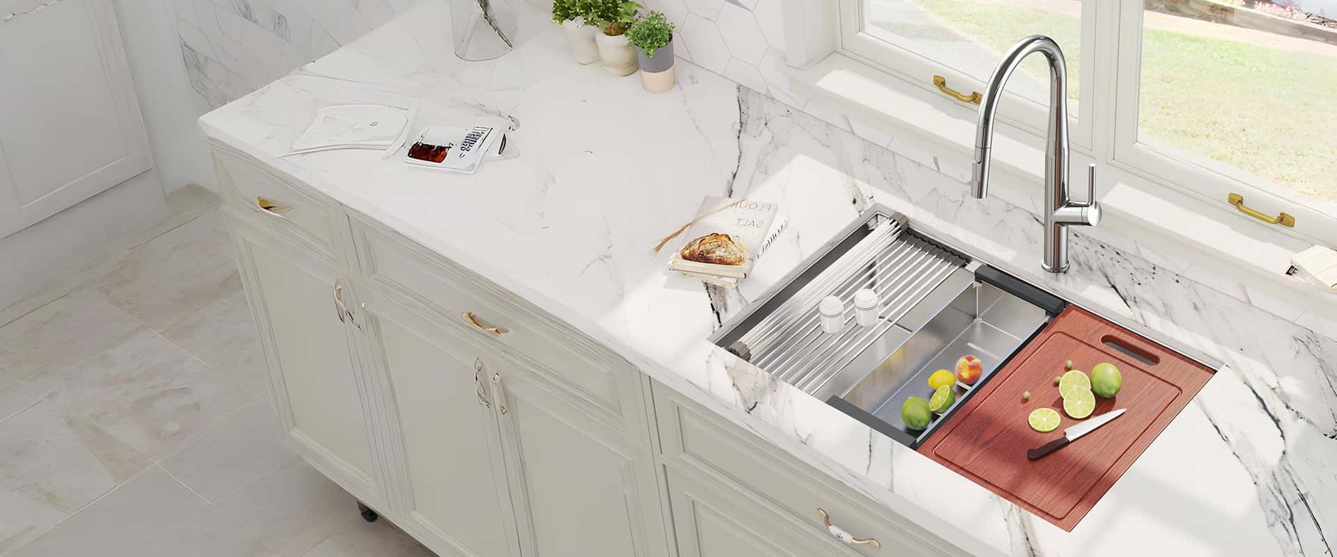 Kitchen Workstation Sinks with faucet - K543 01 01 1
