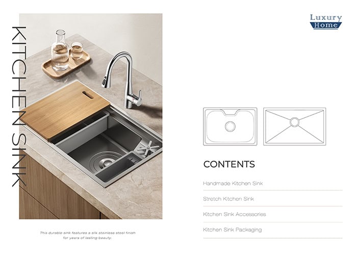Luxuryhome kitchen sink catalog