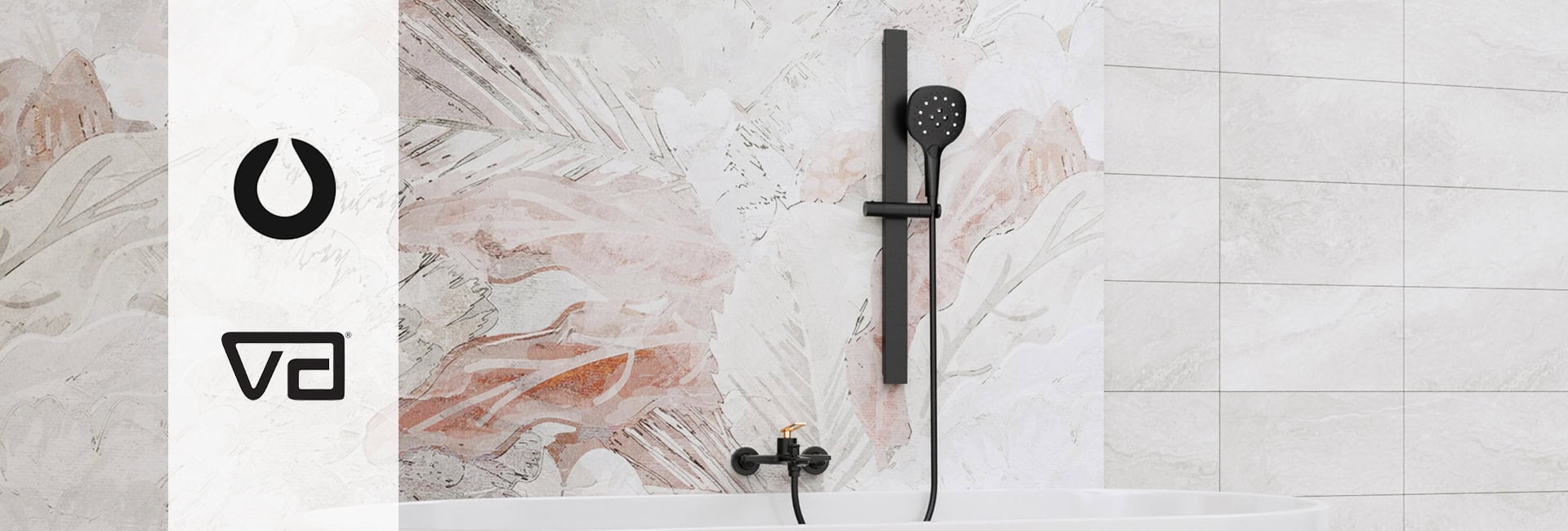 Bathtub shower and tub faucet system for Danmark