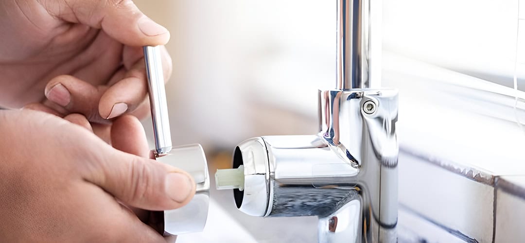 Change kitchen faucet cartridge