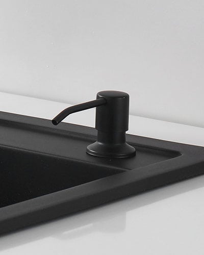 Kitchen Fixtures Manufacturer Kitchen soap dispensers with black finish